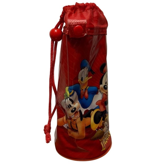 Vintage Disneyland Red Insulated Water Bottle Holder Mickey & Friends Disney - Picture 4 of 5